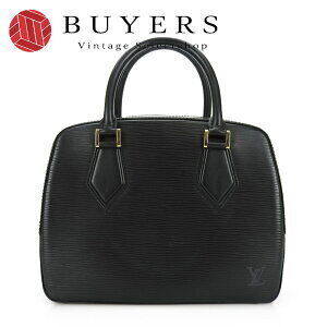 Louis Vuitton Gold Noir Epi Sablon Handbag Black Leather